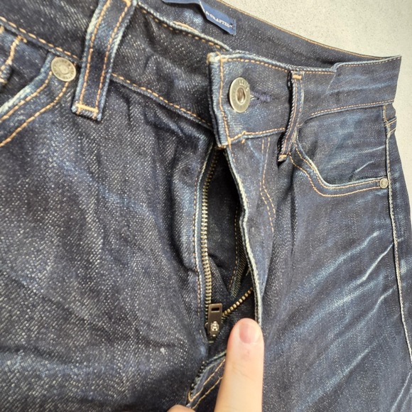 Levis Made & Crafted Tack Slim Jeans Mens Dark Wash Blue Slim Tapered Fits 32x32 - Picture 10 of 16